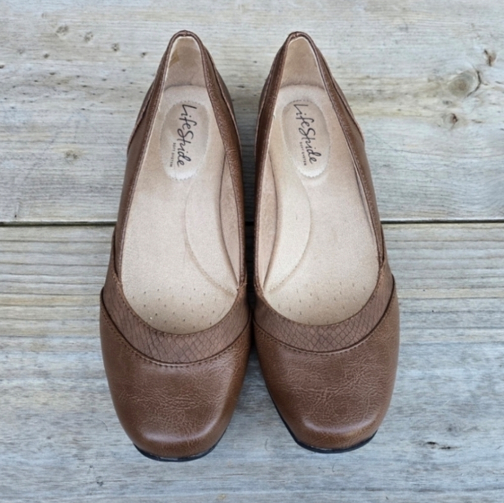 Life Stride NEW Deja Vu Y2K Feminine Minimalist Comfort Ballet Flats 7.5M